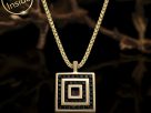 Best Christian Christmas Gift: Silver Square Pendant With Bible Inside from My Nano Jewelry